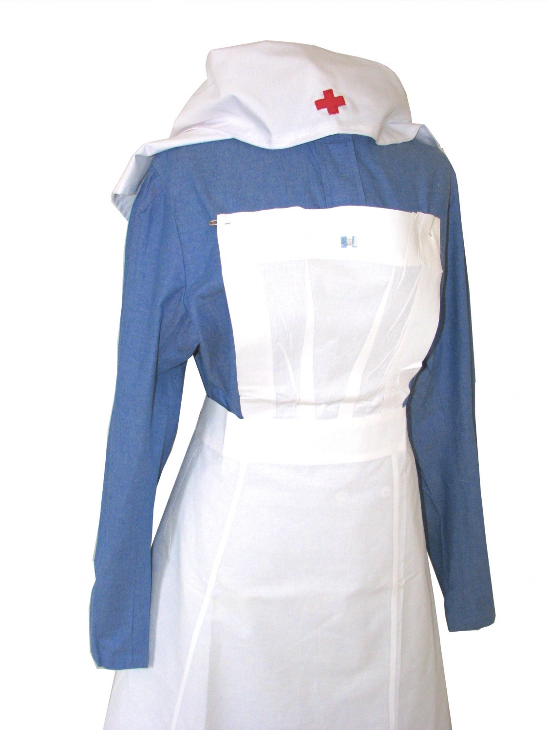 Ladies 1940s Vintage Wartime Nurse Uniform Size 18 - 20 Image